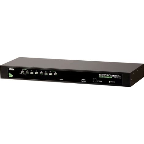 CS1308 interruptor KVM Montaje en rack Negro