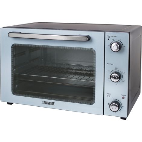 PRINCESS Mini-Backofen 01.112754.01.001, 45 L, 1800 W, Umluft, silber (1/5)