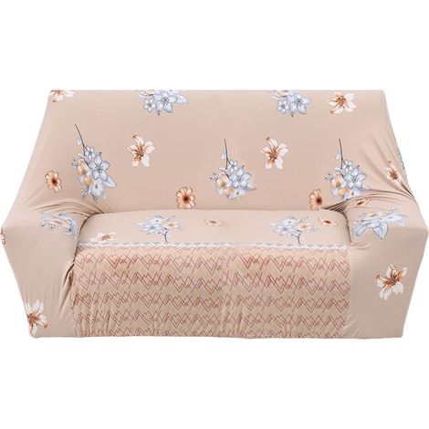Funda de Sofá Elástica de Poliéster Estampada, Antideslizante y Lavable, para Sofás de 2 Plazas (145-185 cm) – Ideal para el Hogar (1/5)