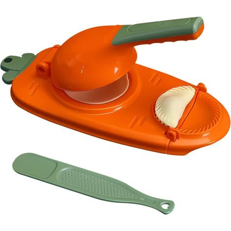 Stampo per ravioli 2 in 1, macchina per ravioli e stampo per ravioli in uno, pratico strumento per preparare ravioli e pasticcini - Crezuo (1/4)