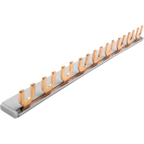Barre omnibus à connexion peigne monophasée à 9 modules, pont 12MM2 pour types S (1/5)