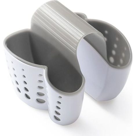 Porte-éponge pour évier de cuisine, porte-savon pour évier de cuisine, support de robinet en plastique pour évier, égouttoir pour évier double