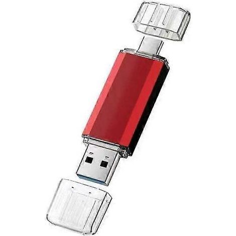Clé USB-C OTG 32 Go (format FAT32) haute vitesse pour le stockage de données – USB 3.1 (1/4)
