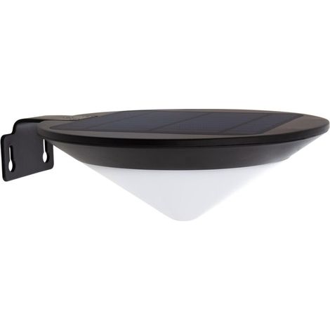 – Applique solaire murale LED extérieure en aluminium – Détecteur de mouvement radar – IP65 – Éclairage 4000K blanc neutre – Batterie 3000 mAh (1/5)