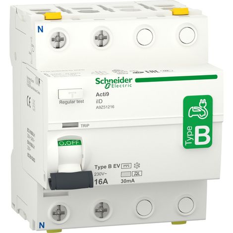 Acti9 2P 16A 30mA B EV-Schalter – Hochwertiger Differenzialschutz