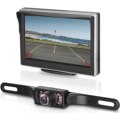 Kit de caméra de recul numérique sans fil de 5 pouces IP68 étanche pour remorque de camion de camping-car (1/3)