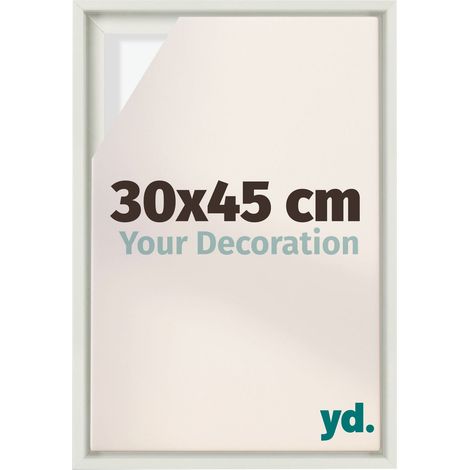 Your Decoration - Cadre flottant - Blanc Mat - Cadre en caisse américaine pour toile sur chassis - MDF - Lyon (1/5)