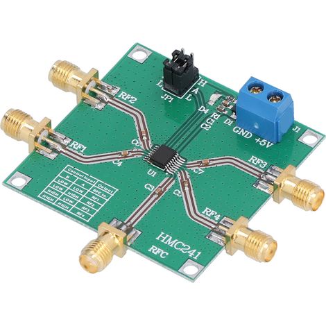 Commutateur RF 4 Positions HMC241, DC-3.5 GHz, pour Commutation de Bande sur Carte (1/5)