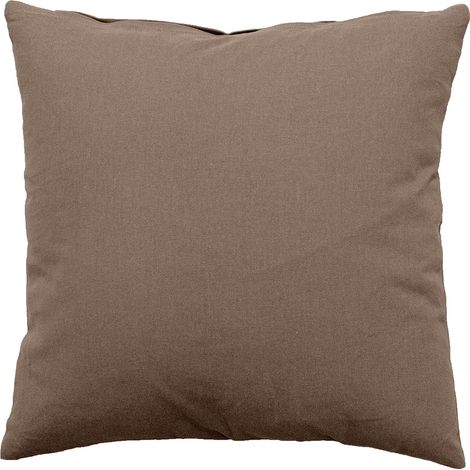 1 Coussin, Coton, 40x40cm, Garnissage Polyester, Déhoussable, Zip, Salon, Chambre (1/5)