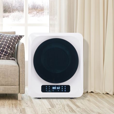 Sèche-linge Mural Capacité 4kg 850W Inox 6 Programmes UV Stérilisation Filtres Multiples Protection Surchauffe (1/5)