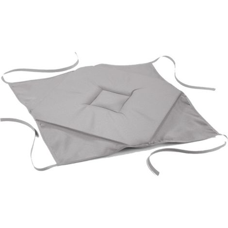 Galette de Chaise "Essentiel" 40x40cm Gris (1/2)
