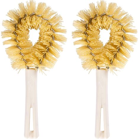 Brosse à légumes originale - Brosse de cuisine robuste et compacte pour les légumes et les fruits de petite à moyenne taille - Élimine la saleté efficacement, parfaite pour une utilisation domestique (1/5)