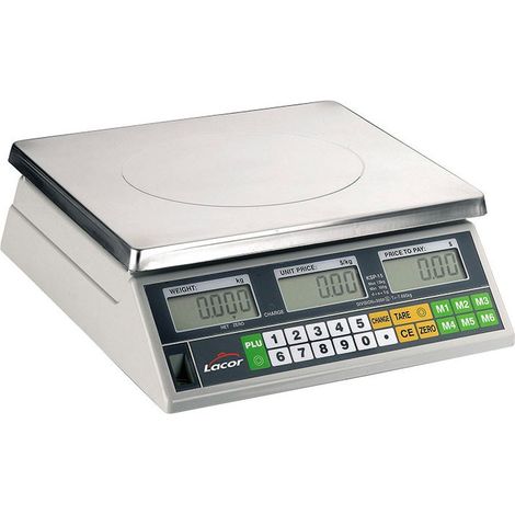 Báscula de cocina Lacor 61730 capacidad 4.5 kg precisión 0.01 kg