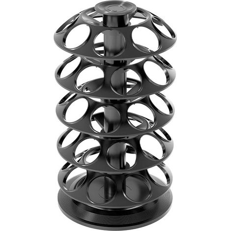 Porte-capsules de café à 5 niveaux, rotatif à 360 degrés, organisateur vertical de capsules de café, idéal pour le comptoir de la cuisine ou la maison. (1/5)