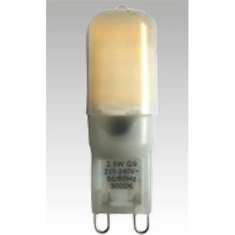 Aric LED G9 Kapselbirne 2,50W 3000K Opal-Kunststoff
