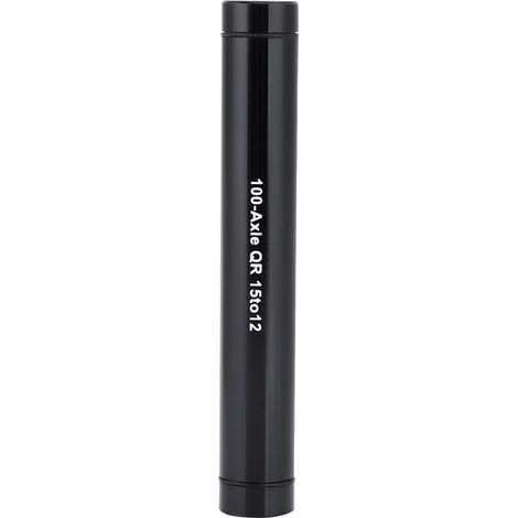 Adaptateur d'axe traversant 15mm à 12mm pour vélo, avec broche à libération rapide, couleur noire (1/5)