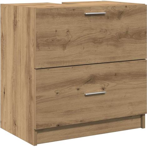 Maison Exclusive - Badezimmerschrank Artisan-Eiche 59 x 37 x 59 c