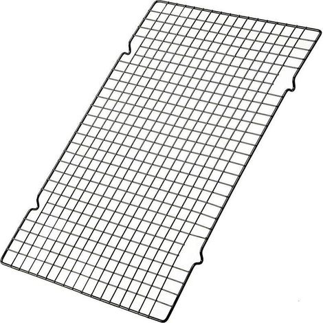 Grille de cuisson robuste en fil épais, grille de refroidissement compatible four et gril, pour rôtir, cuisiner, griller et sécher les aliments (1/5)