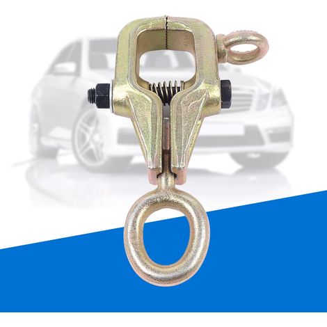 Pince de traction auto - serrante, pince de traction 5 tonnes, pince auto - serrante bidirectionnelle, outil de traction portable pour la réparation du corps, 22  8,5 cm