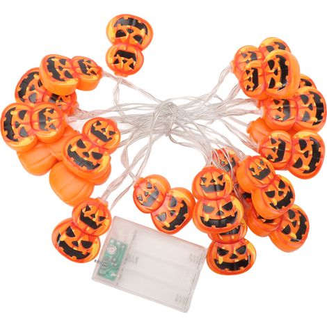 Guirlande Lumineuse Citrouille LED 20pcs Étanche Double Couche Décoration Intérieure (1/5)