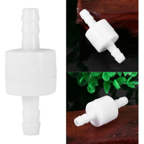 Clapet anti-retour en ligne de 6 mm pour carburant, huile, eau, gaz, air. Unidirectionnel et durable. (1/5)