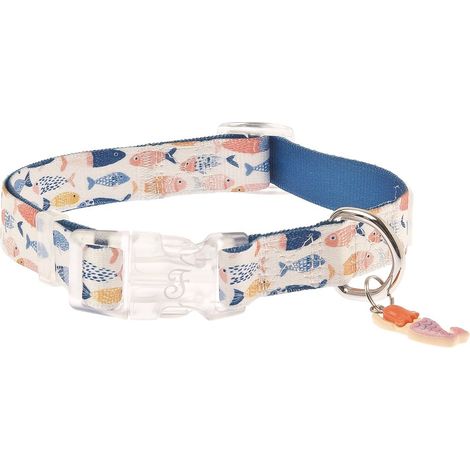 collare PINNA TAGLIA S: Collare regolabile per cani linea Motif modello Pinna con charm (1/2)