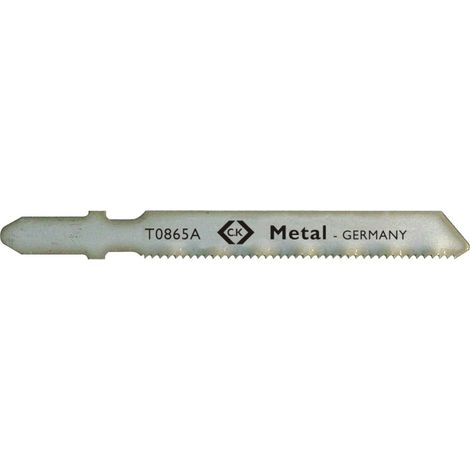 C.K T0865A Stichsägeblatt HSS, für Metall, fein, 5 St. auf  Karte 1 St.