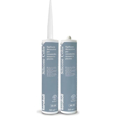 Silicone color kk 26 sigillante decorativo per ceramiche e piscine 310 ml