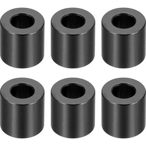 6 Pièces Entretoises en Aluminium M6 Entretoise en Aluminium Noire (1/5)