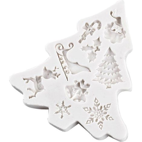 Moule en Silicone 3D pour Savon et Pâtisserie - Arbre de Noël DIY Familial (1/4)