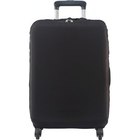 Vikbart Elastiskt Dammtätt Bagageskydd för Resväska Trolley Skyddande Viktiga Tillbehör (Medium Storlek: 55 x 63 Cm), noir 1 st