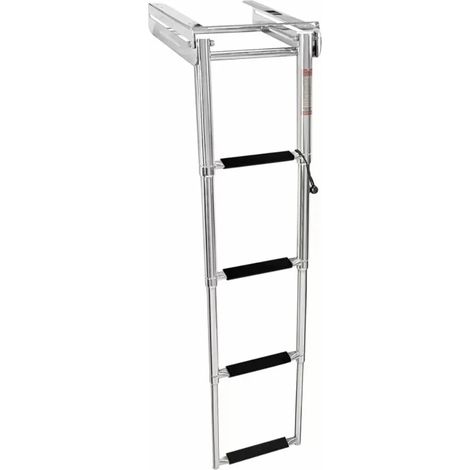 Échelle télescopique oem-marine modèle telescopic ladder inox 4 marches