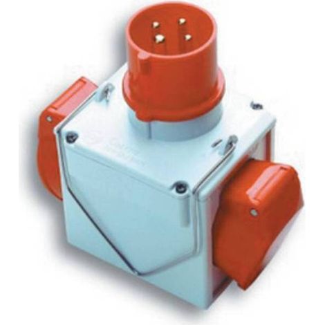 FME 73.111 ADATTATORE CEE 16A 2 PRESE 380V IP44