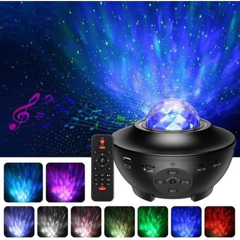 Filiyano – Lampe projecteur LED – [LCS] Lampe projecteur LED, veilleuse projecteur d'étoiles avec télécommande (1/4)
