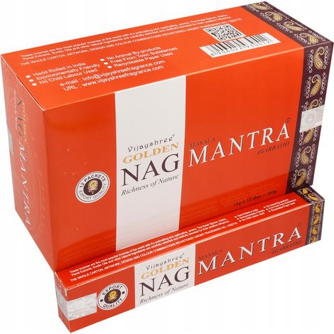 Varitas de incienso Golden Nag 15g - Mantra G05