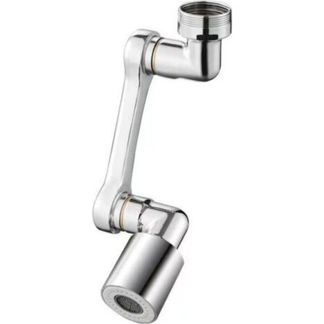 Robinet Aérateur - 1 Pièce - Rotatif 1080° - Filtre Multicouche - 2 Modes Jet - Compatible Tous Robinets - Cuivre (1/5)