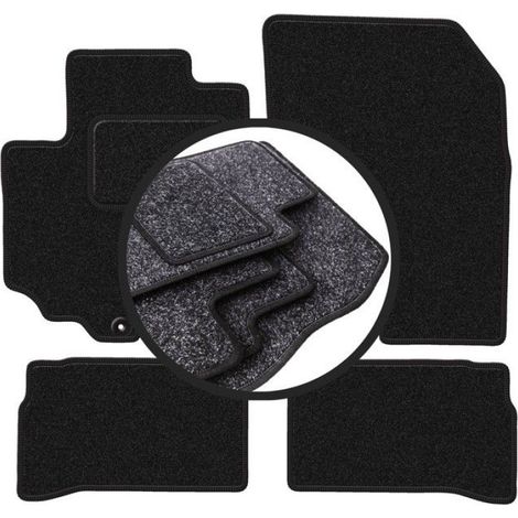 Tapis De Voiture - Polypropylène - Pour Suzuki Vitara III Crossover (2015-) - Anthracite - Jeu Complet (1/5)
