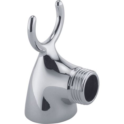 KLUDI Aufsatzbrauseanschluss G 3/4 mit Gabelhaken, chrom, (1/3)