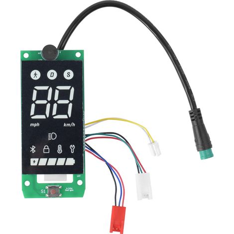 Kompatibel mit dem Armaturenbrett des Elektrorollers Mi4 Lite der 2. Generation: Bluetooth-Bedienfeld, Platine und Schalter. (1/5)