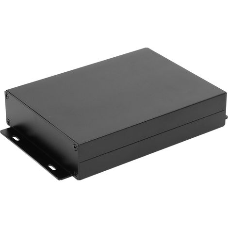 Boîtier de jonction électrique étanche en aluminium, type split, pour bricolage, noir (1/5)
