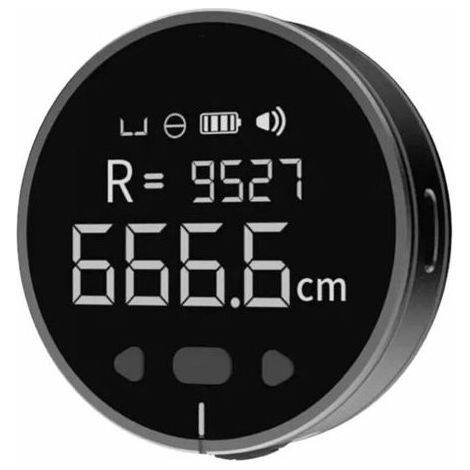 Kaelt - Mètre ruban électronique numérique 99,99 m avec écran LCD, règle numérique rechargeable, pour diamètres plats et courbes (1/4)
