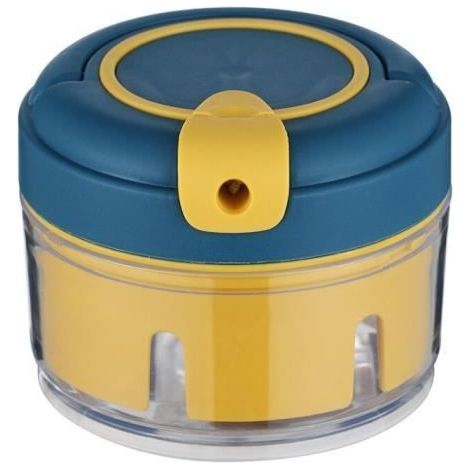 Utensile per la preparazione, spremiaglio multifunzionale, tritacarne manuale per carne, frutta e verdura, accessori - GIALLO[A751] (1/4)