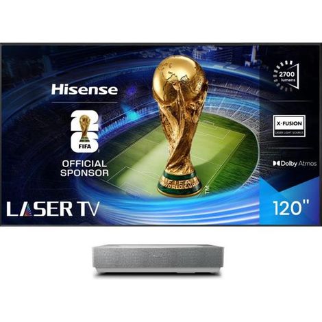 Vidéoprojecteur Hisense 120L5ND Laser TV 4K Gris