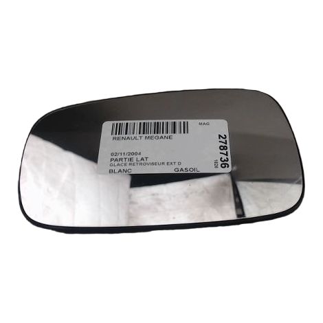 [PRODUIT D'OCCASION] Glace Retroviseur Exterieur D RENAULT Megane ♻️ Ref Oe. 7701054753 - Garantie à vie (1/2)