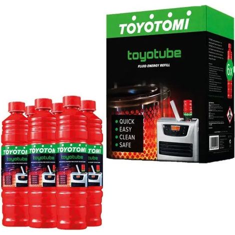 Combustibile per Stufe Toyotomi Toyotube Ricarica Rapida 1,4LT - 6 PEZZI