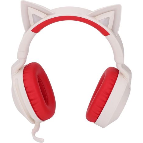 Casque sans fil oreilles de chat avec lumière LED, Bluetooth 5.4 (1/5)