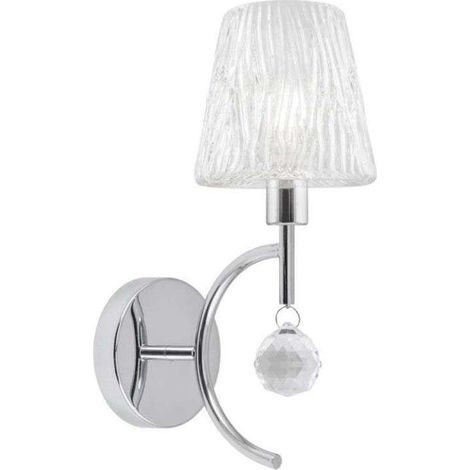 APLIQUE DE PARED VICTORIA en CROMO 35x13 (1/4)