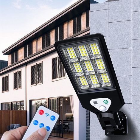 Lampe Solaire Extérieure - Détecteur De Mouvement - 72 Led - 3 Modes D'éclairage - Pour Jardin Clôture Terrasse Porte D'entrée - 1 Pièce (1/5)