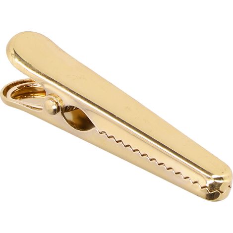 Clip de Scellement 7,9 cm avec Poignée Confortable, Design Robuste à Dents Internes pour Cuisine, Bureau, Papiers et Photos Dorées (1/5)