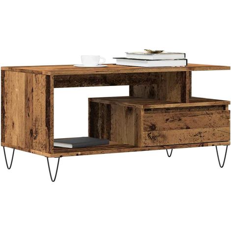 Couchtisch Altholz-Optik 90x49x45 cm Holzwerkstoff